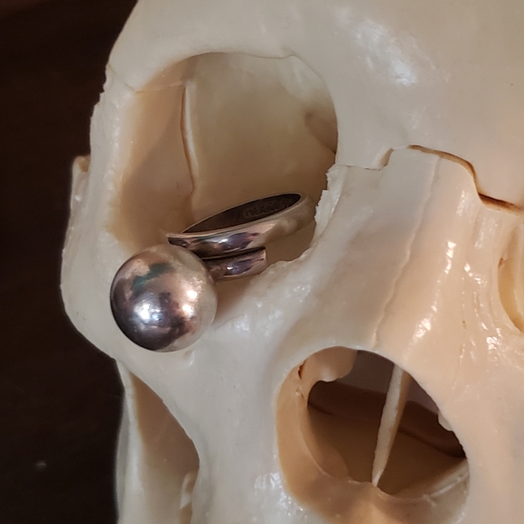 Fantastic Silver Chime Ball Ring Vintage BEAUTY - Picture 12 of 12